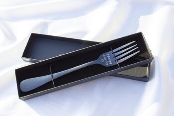 Valentine's Day Personalised Stainless Steel Fork, 5 of 5