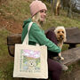 Life Is Better With Your Dog Canvas Tote Bag, thumbnail 2 of 12