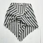 Lambswool Knitted Striped Triangle Scarf, thumbnail 5 of 6