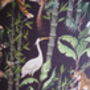 Jungle Print Lampshade With Cranes And Tigers, thumbnail 6 of 10