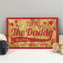 Personalised 'The Daddy' Fathers Day Keepsake, thumbnail 8 of 10
