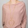 Heart Statement Necklace, thumbnail 1 of 2
