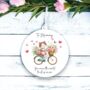 Personalised Mother's Day Cat Riding Floral Bike, thumbnail 1 of 2