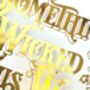 Gothic Typographic Foiled Print, thumbnail 6 of 11