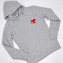 Embroidered Dog Mama Heart Hoodie, thumbnail 2 of 5