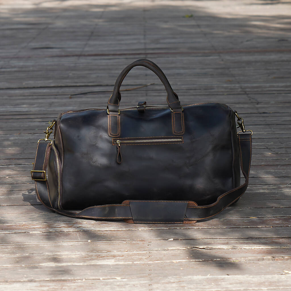 Worn Look Leather Boot Bag By EAZO | notonthehighstreet.com