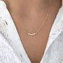 40th Birthday Dainty Pearl Bar Necklace, thumbnail 2 of 8