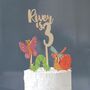 Personalised Cake Topper, Bugs, thumbnail 6 of 8