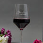 Personalised Wine Glass For Mother Of The Bride, thumbnail 2 of 10