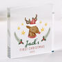 Baby’s First Christmas Gift Acrylic Block, thumbnail 1 of 4
