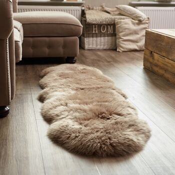 Premium New Zealand Single Sheepskin Long Wool Rug Medium, 5 of 12