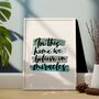 In This Home We Believe In Miracles Print, thumbnail 6 of 7