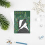 Badger Christmas Card, thumbnail 1 of 2