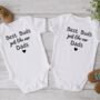 Best Buds Just Like Our Dads Baby Vests, thumbnail 1 of 8