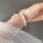 Pearl Bridal Wrist Corsage Bracelet, thumbnail 7 of 12
