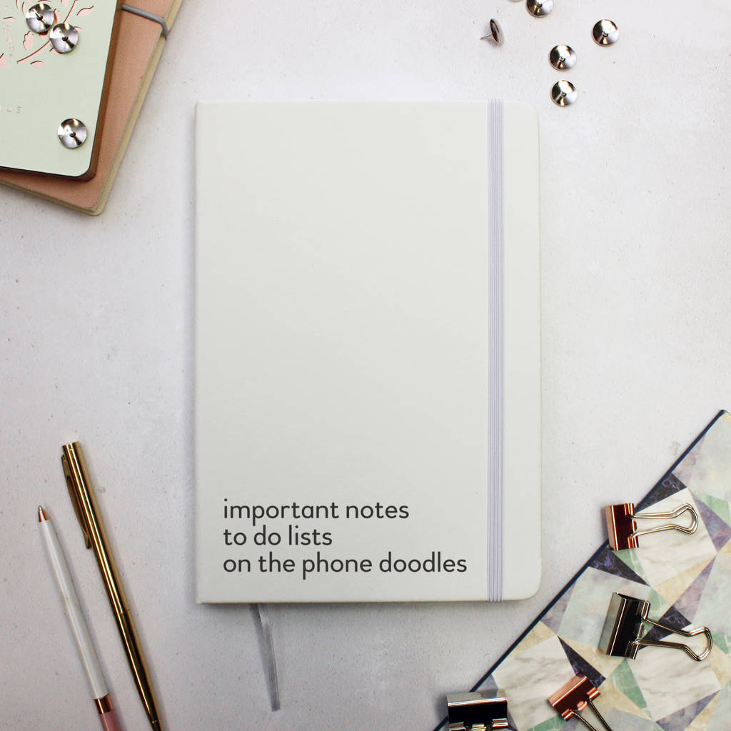 Personalised List Of Things Soft Feel Notebook By Glb Graphics 9399