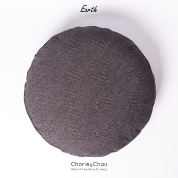 Charley Chau Round Dog Bed Mattress In Weave Ii, 6 of 8