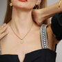 Sweet Pea Pink Enamelled Pendant Necklace, thumbnail 2 of 12