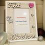 Personalised Baby's First Christmas Photo Frame, thumbnail 2 of 5