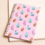 Pink Cat Print Notebook, thumbnail 1 of 4