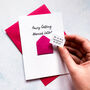 Personalised Fancy Getting Married Wedding Card, thumbnail 3 of 7