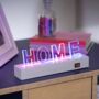 White Light Up Letters With Stand, thumbnail 1 of 3