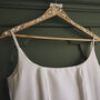 Hand Painted Wedding Dress Hanger Gift For Bride And Bridesmaids, thumbnail 1 of 8