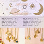 Constellation Star Sign Zodiac Birthstone Necklace, thumbnail 8 of 12