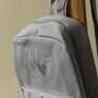 Personalised Name And Heart Toddler Backpack, thumbnail 3 of 4