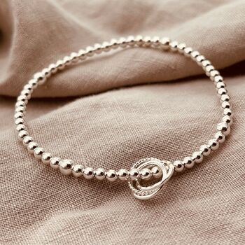 Sterling Silver Russian Ring Bracelet, 6 of 8