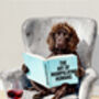 Your Own Dog Reading Book, 'How To Train A Human' Print, Customise Colours And Book Title, thumbnail 7 of 12