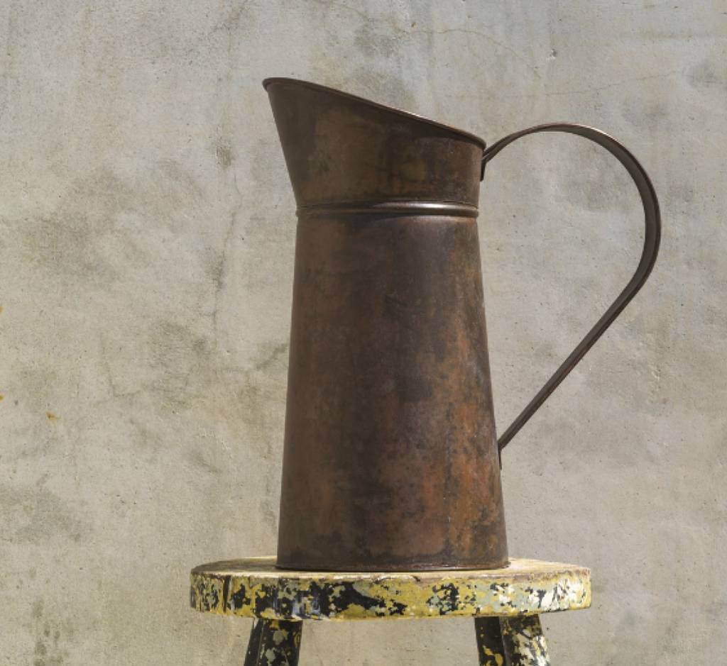 antique brass jug by the forest & co