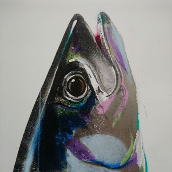 'The Mackerel' Limited Edition Spray Paint And Print, 7 of 8