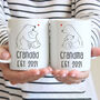 Personalised New Grandad And Grandma Mugs, thumbnail 1 of 1