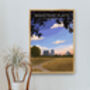 Wanstead Flats London Travel Poster Art Print, thumbnail 5 of 8