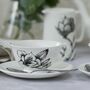 Freesia And Orange Blossom Fine China Cup And Saucer, thumbnail 1 of 9