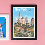 Authentic Vintage Travel Advert For New York, thumbnail 2 of 8