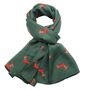 Festive Dachshund Dog Print Scarf, thumbnail 2 of 6