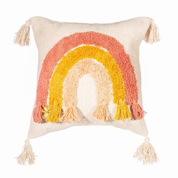 Personalised Rainbow Tufted Cushion, 2 of 2
