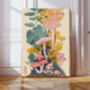 Japanese Vintage Mushroom Nature Art Print, thumbnail 1 of 3