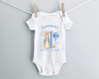 Personalised Blue First New Years Teddy, 5 of 12