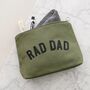 'Rad Dad' Heavy Canvas Waterproof Wash Bag, thumbnail 3 of 8