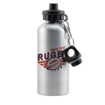 Personalised Rugby Sports Drinks Bottle, 2 of 2