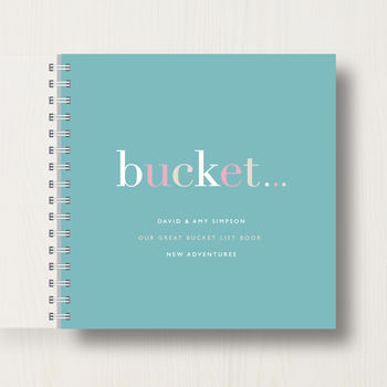 Personalised 'Bucket' List Memory Book Or Album, 10 of 11