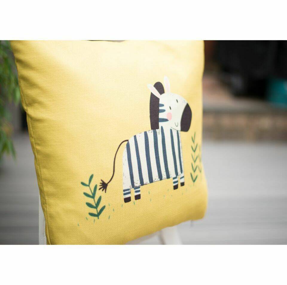Children's Jungle Animal Cushions And Nursery Cushions By Made By Paatch |  
