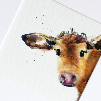 Inky Cow Illustration Print, 2 of 10