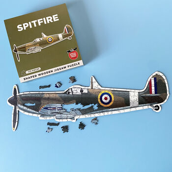 Wooden Spitfire Shaped Jigsaw, 3 of 5