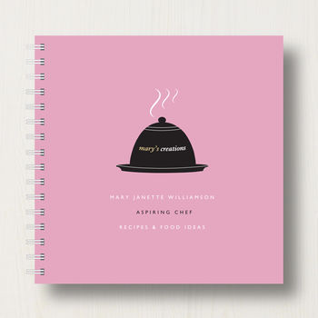 Personalised Cooking Or Foodie Lover's Recipe Book, 8 of 11