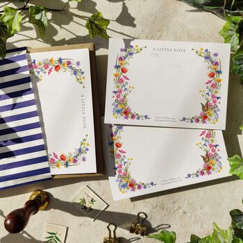 Wildflower Watercolour Stationery Gift Set, 6 of 6