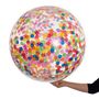 Giant Rainbow Bright Confetti Filled Balloon, thumbnail 1 of 1
